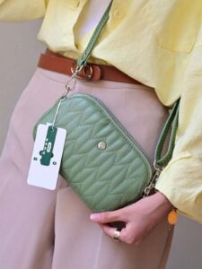 کیف دوشی زنانه بنو مدل سولن کد 4869 - سبز