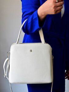 کیف دستی زنانه بنو مدل رزانا کد 4805 - سفید کرمی