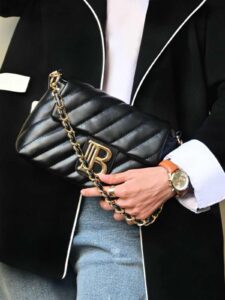 کیف دوشی زنانه بنومدل یارا کد 4824 - مشکی