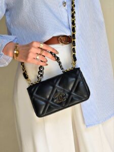 کیف دوشی زنانه بنو مدل نیسا کد 4879 - مشکی