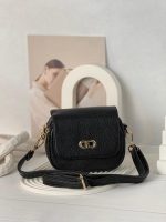 کیف دوشی زنانه آلفا ALFA کد 6099 - مشکی