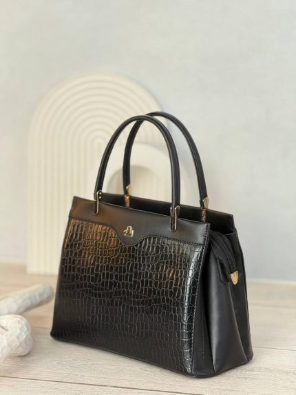 کیف دستی و دوشی زنانه آلفا ALFA کد 7058 - مشکی