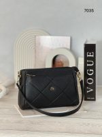 کیف دستی و دوشی زنانه آلفا ALFA کد 7035 - مشکی